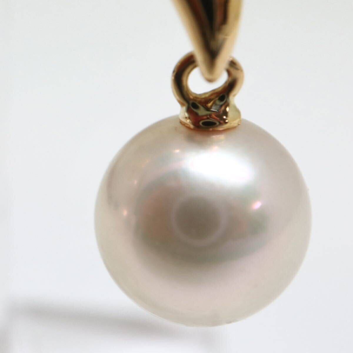 TASAKI( Tasaki Shinju ){K18 Akoya book@ pearl earrings }A 3.3g approximately 7.3mm.pearl pierce earring pearl jewelry EA8/EB1