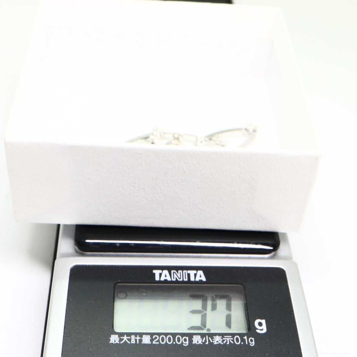TASAKI(田崎真珠)《K18WG 天然ダイヤモンドブレスレット》A 3.7g 約18.5cm 0.24ct diamond necklace jewelry EA2/EA2の画像8