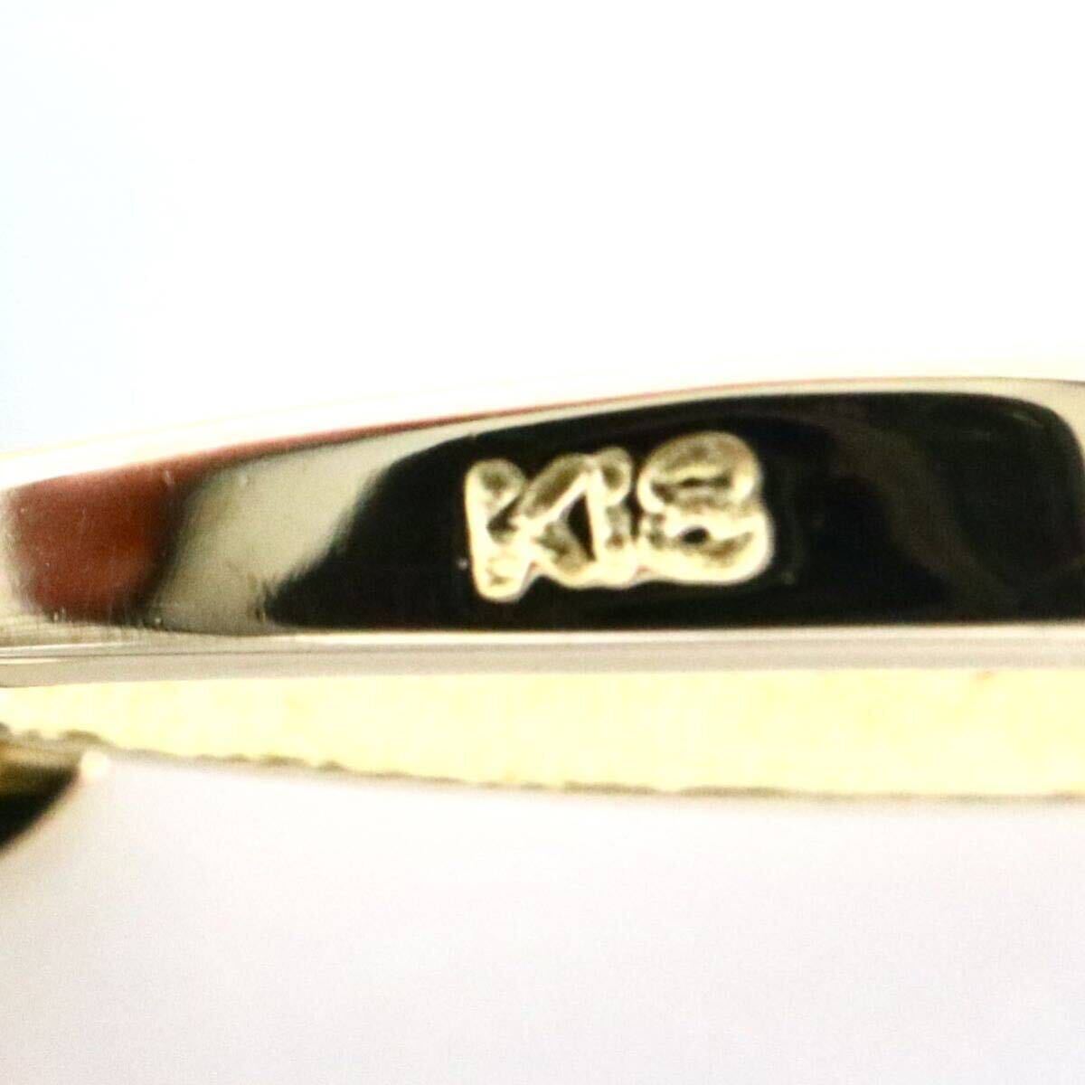 Schmidt(シュミット)!!《K18ストーンカメオ/天然ダイヤモンドペンダントトップ兼ブローチ》A 約14.9g 0.02ct cameo broach jewelry ED1/ED4