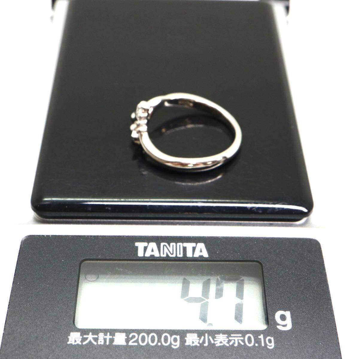 Christian Dior(ディオール)《Pt900 天然ダイヤモンドリング》 A ●約4.7g 約11号 指輪 ring diamond jewelry ジュエリー EB3/EB3の画像10