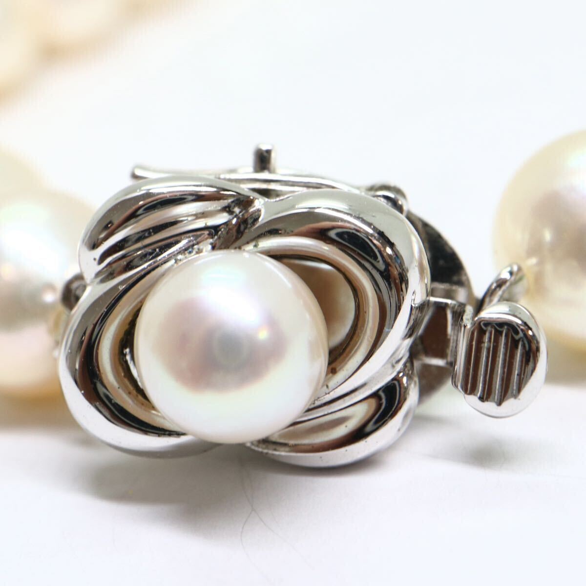 TASAKI(田崎真珠)《アコヤ本真珠ネックレス》A 約8.0-8.5mm珠 42.1g 約42cm pearl necklace ジュエリー jewelry ED0/ED0_画像6