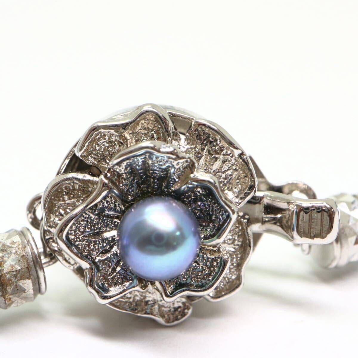 《アコヤ本真珠ネックレス》A 約7.0-7.5mm珠 35.0g 約45cm pearl necklace ジュエリー jewelry Db0/DB0の画像6