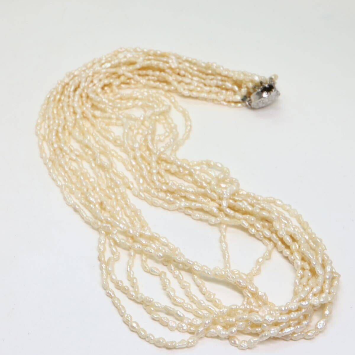 《アコヤ本真珠ネックレス》A 約56.9g 約59.5cm pearl necklace ケシパール ジュエリー jewelry DB0/DB0の画像5