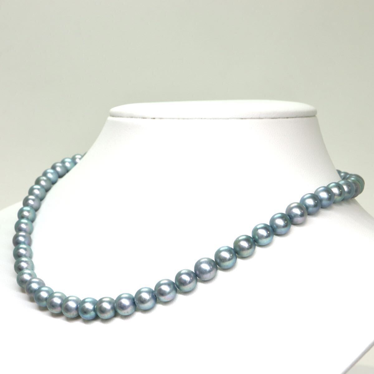 《アコヤ本真珠ネックレス》A 約7.0-7.5mm珠 33.2g 約41cm pearl necklace ジュエリー jewelry DA5/DC0の画像3