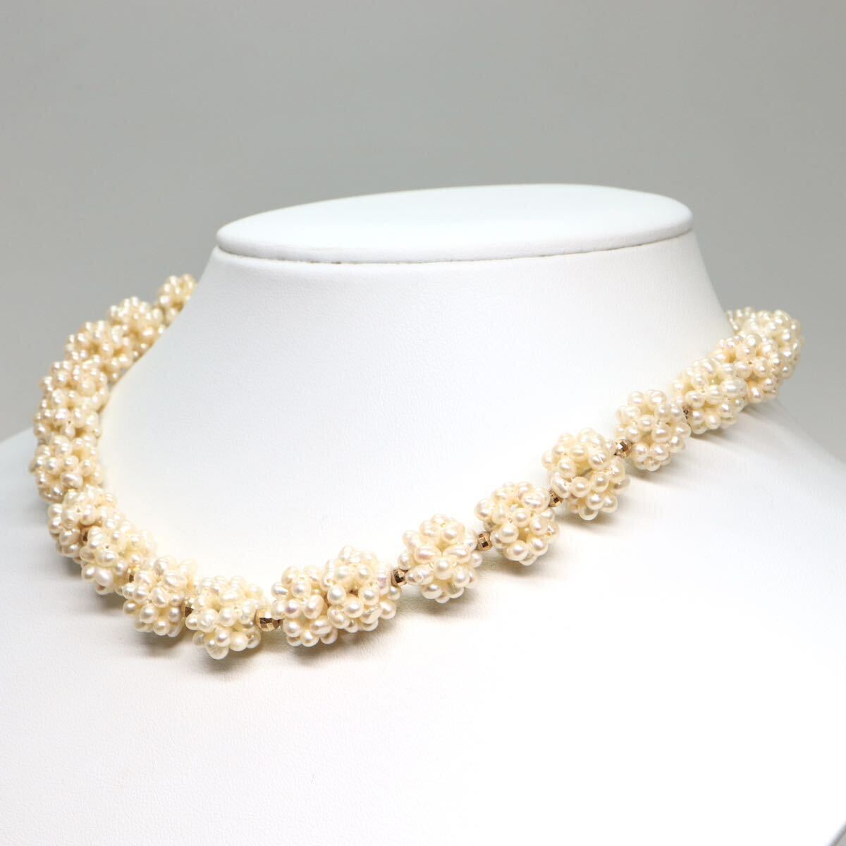 《本真珠ネックレス》M 37.0g 約39cm pearl necklace ジュエリー jewelry DA0/DA0