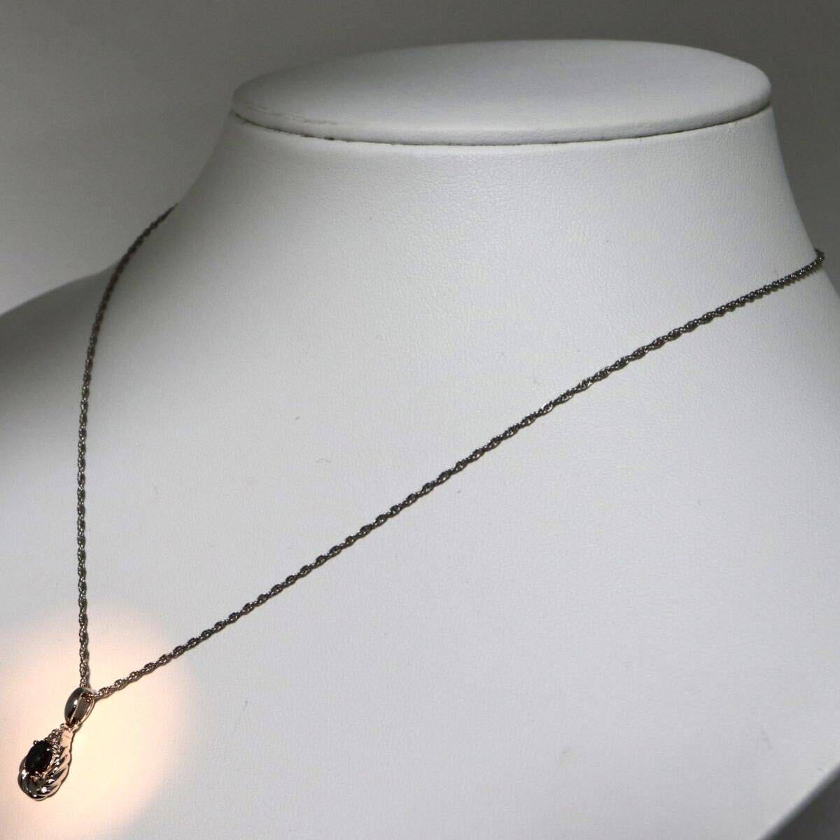 so есть!!CrescentVert(kre солнечный вуаль ){K18 александрит / натуральный бриллиантовое колье }M 3.7g примерно 40cm necklace jewelry EB0/EB2