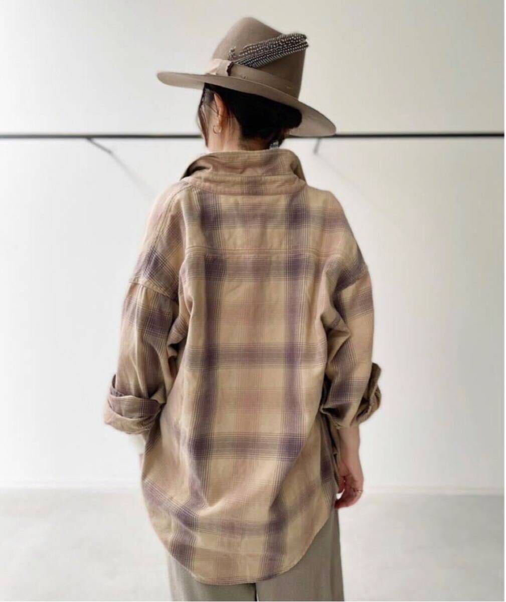 美品 アパルトモン L'Appartement REMI RELIEF レミレリーフ Check Shirt チェック シャツ 長袖シャツ の画像3