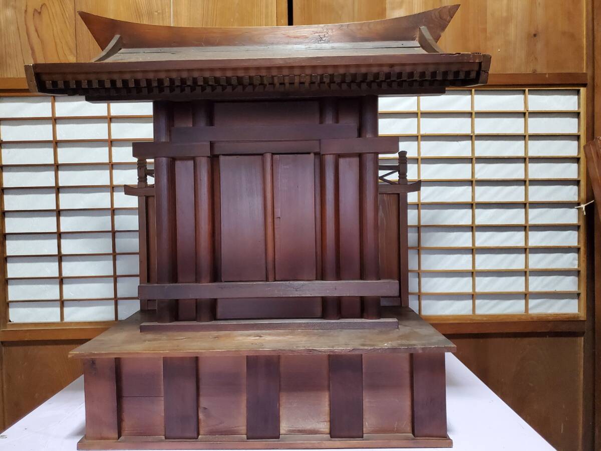旧家蔵出し 神棚 大型神棚 密教 - 神棚、神具 旧家蔵出し 神棚 大型神棚 密教 - 神棚、神具