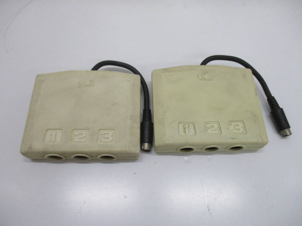 G0412-11A/ NEC PC-FX FX-PAD コントローラー / PCエンジン ジョイタップ3 HC63-8 / マルチタップ PI-PD003 7点 まとめの画像4