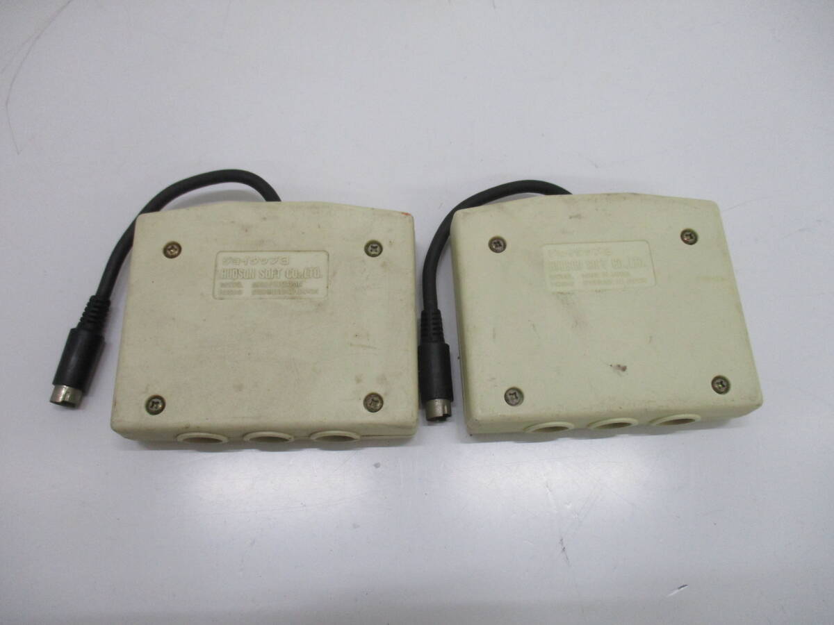 G0412-11A/ NEC PC-FX FX-PAD コントローラー / PCエンジン ジョイタップ3 HC63-8 / マルチタップ PI-PD003 7点 まとめの画像5