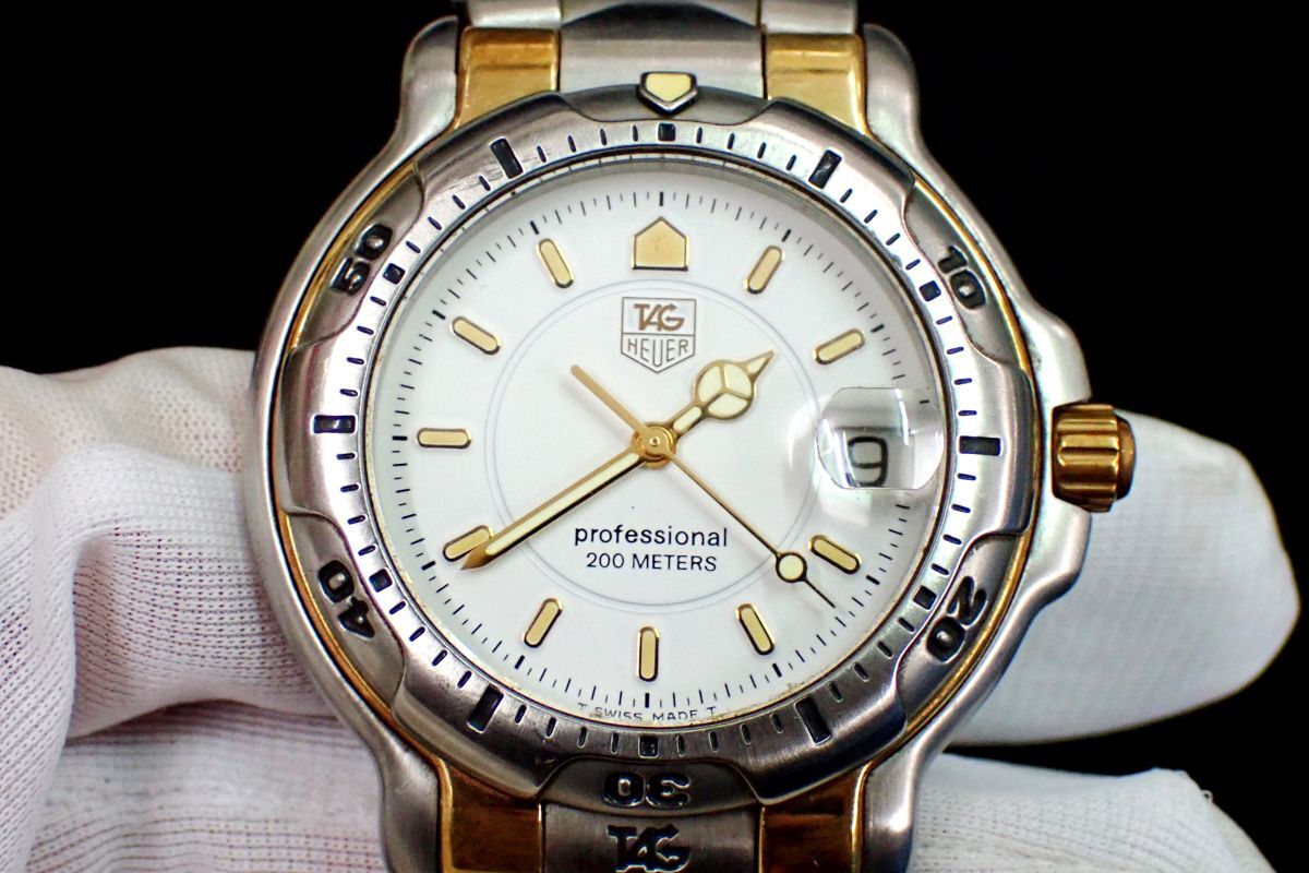 ▲腕時計131 TAG HEUER Professional 200M タグ・ホイヤー プロフェッショナル▲動作未確認/WH1151/クォーツ式/消費税0円の画像2