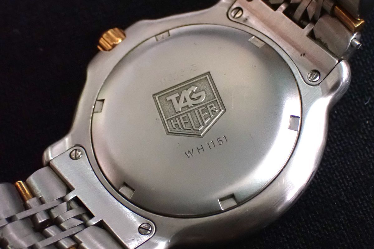 ▲腕時計131 TAG HEUER Professional 200M タグ・ホイヤー プロフェッショナル▲動作未確認/WH1151/クォーツ式/消費税0円の画像4
