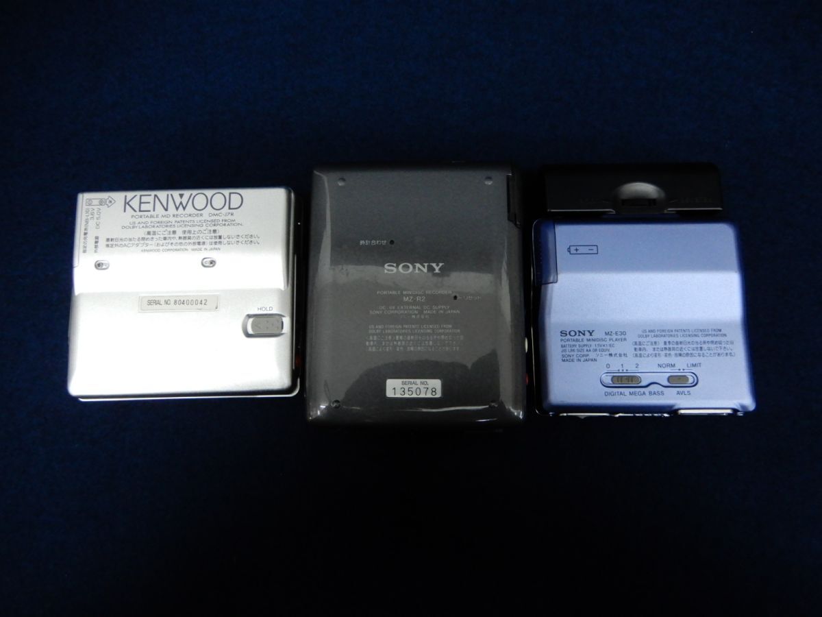 ★MDプレイヤー まとめて★MD WALKMAN/ウォークマン/ジャンク品/SONY/KENWOOD/消費税0円の画像3