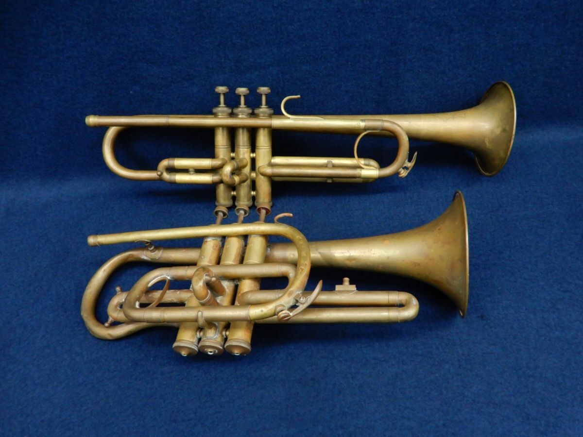 本日で出品終了!!Stafford Wind / B♭管トランペット(生産終了品 Yahoo!オークション - 古いトランペット NIPPON band instrument