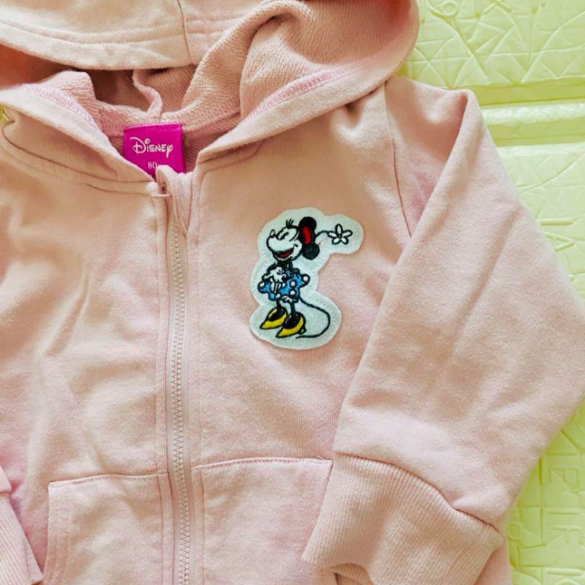 Disney ミニーちゃんパーカー ピンク 80