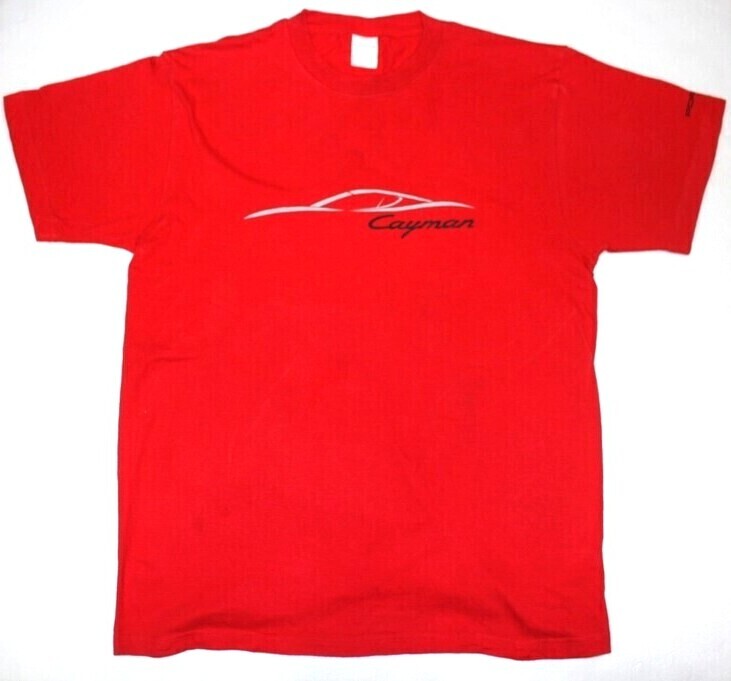 ★ＰＯＲＳＣＨＥ ★ポルシェCaymanカイマンＴシャツUSED!!! の画像1