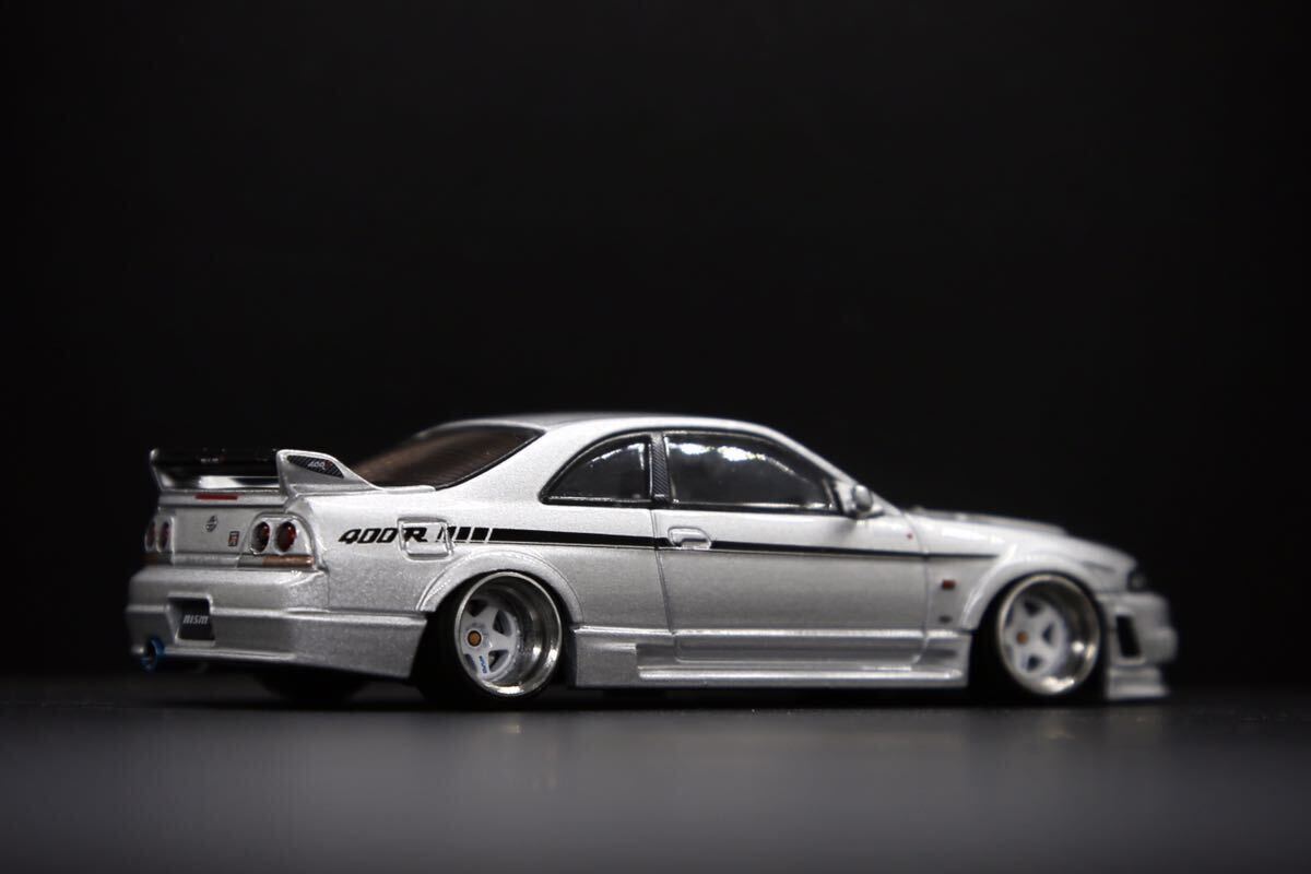 inno64[KaiZ] 1/64 NISMO NISSAN SKYLINE GT-R(R33) NISMO 400R 改 深リム ローダウン 改造 カスタム品　_画像4