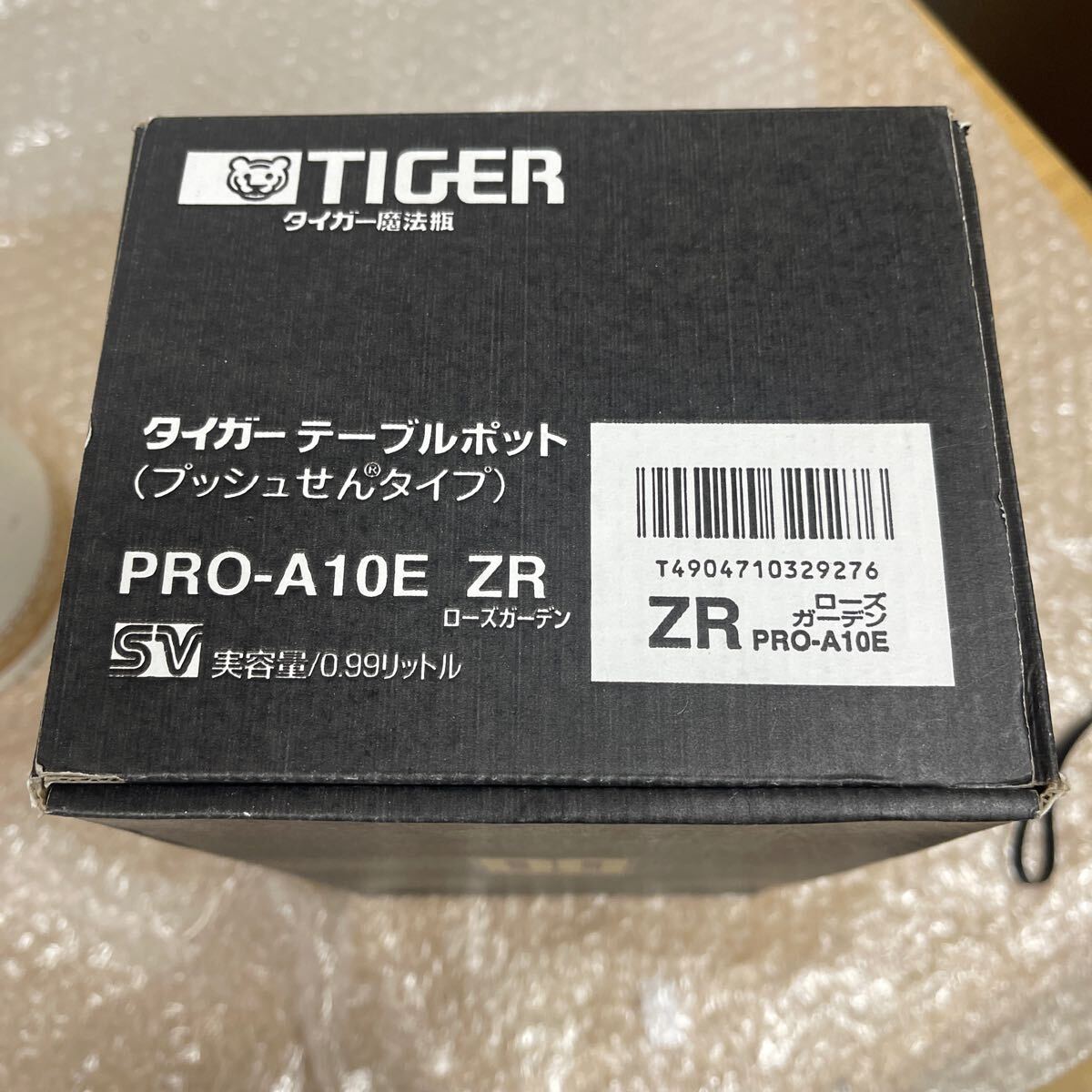 ● TIGER タイガーテーブルポット(プッシュせんタイプ) PRO-A10E ZR ローズガーデン 実容量/0.99リットル ポット 未使用品 ●の画像7