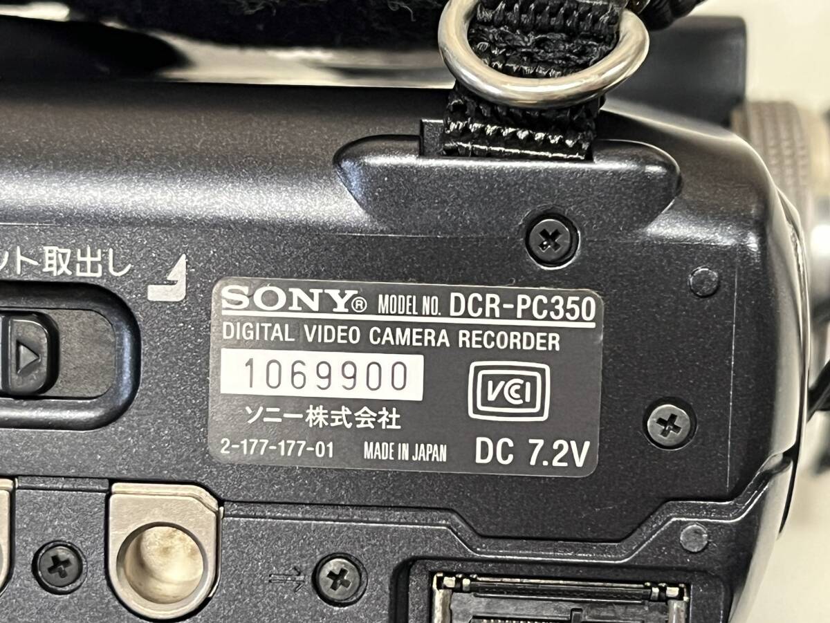 ◎SONY ハンディーカム DCR-PC350 デジタルビデオカメラ 中古 ジャンク扱い ソニー◎の画像8