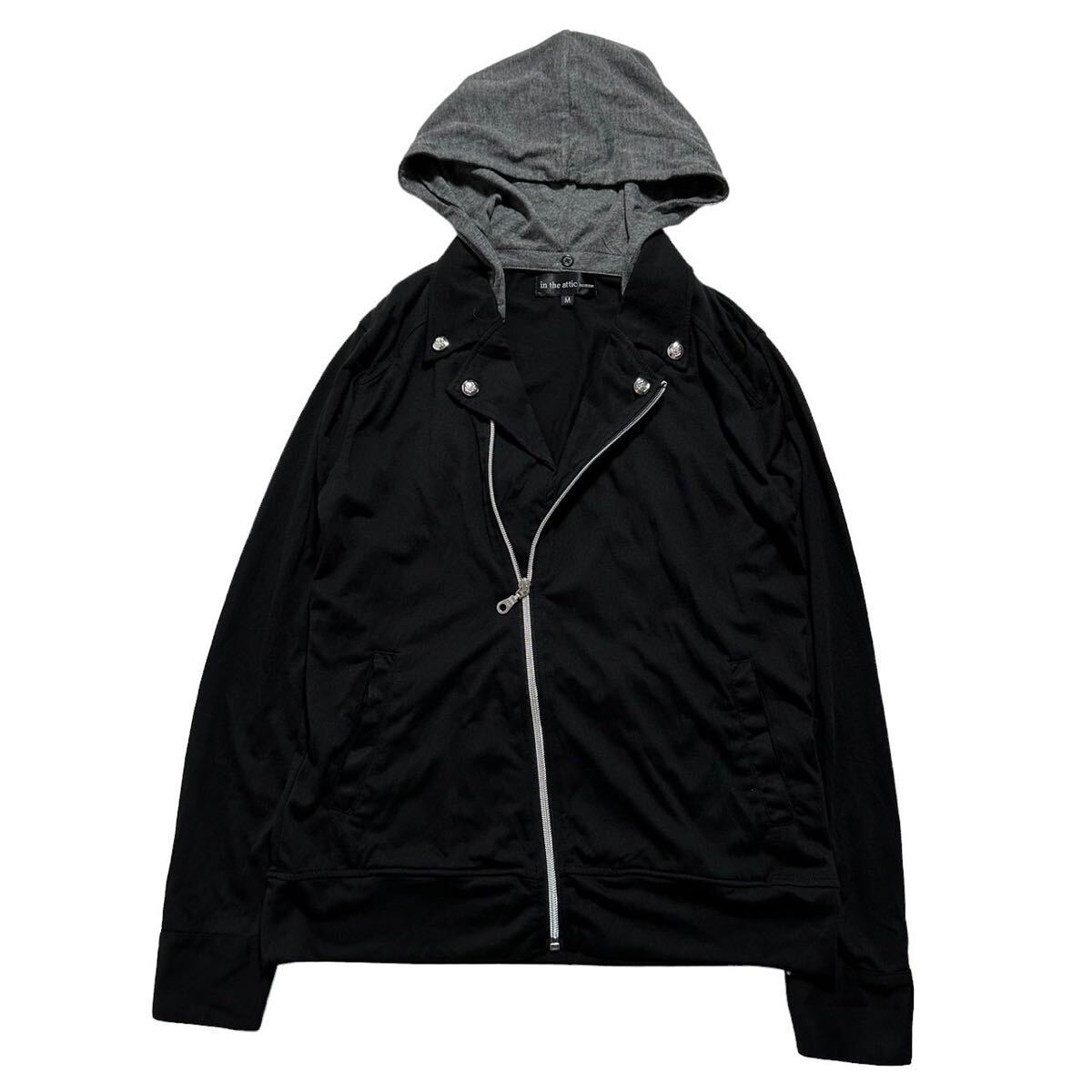 00s Japanese Label in the attic design hoodie jacket Y2K 14th addiction share spirit ifsixwasnine kmrii lgb goa GLAD NEWS civarizeの画像1