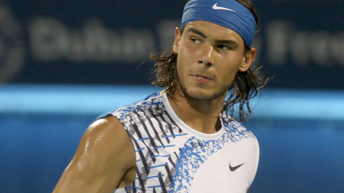 【貴重品】NIKE ナイキ テニスウエア Mサイズ ナダルモデル Rafael Nadal フェデラー Roger Federer 全豪オープン