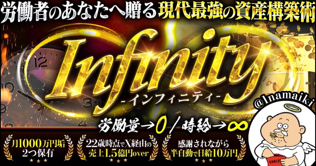 ★定価49800円★【なまいきくん】Infinity 〜労働者のあなたへ贈る現代最強の資産構築術〜の画像1