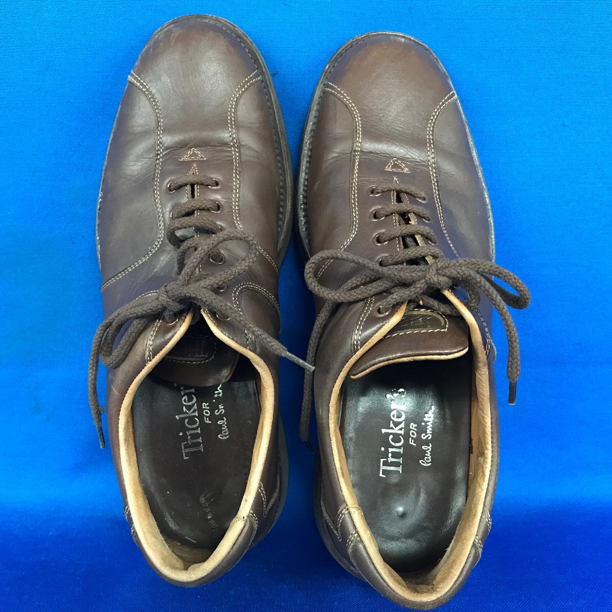 ★３０―０５１★革靴　Tricker's for Paul Smith/ポールスミス トリッカーズ UK7 レザーシューズ イタリア製 メンズ[80]_画像7