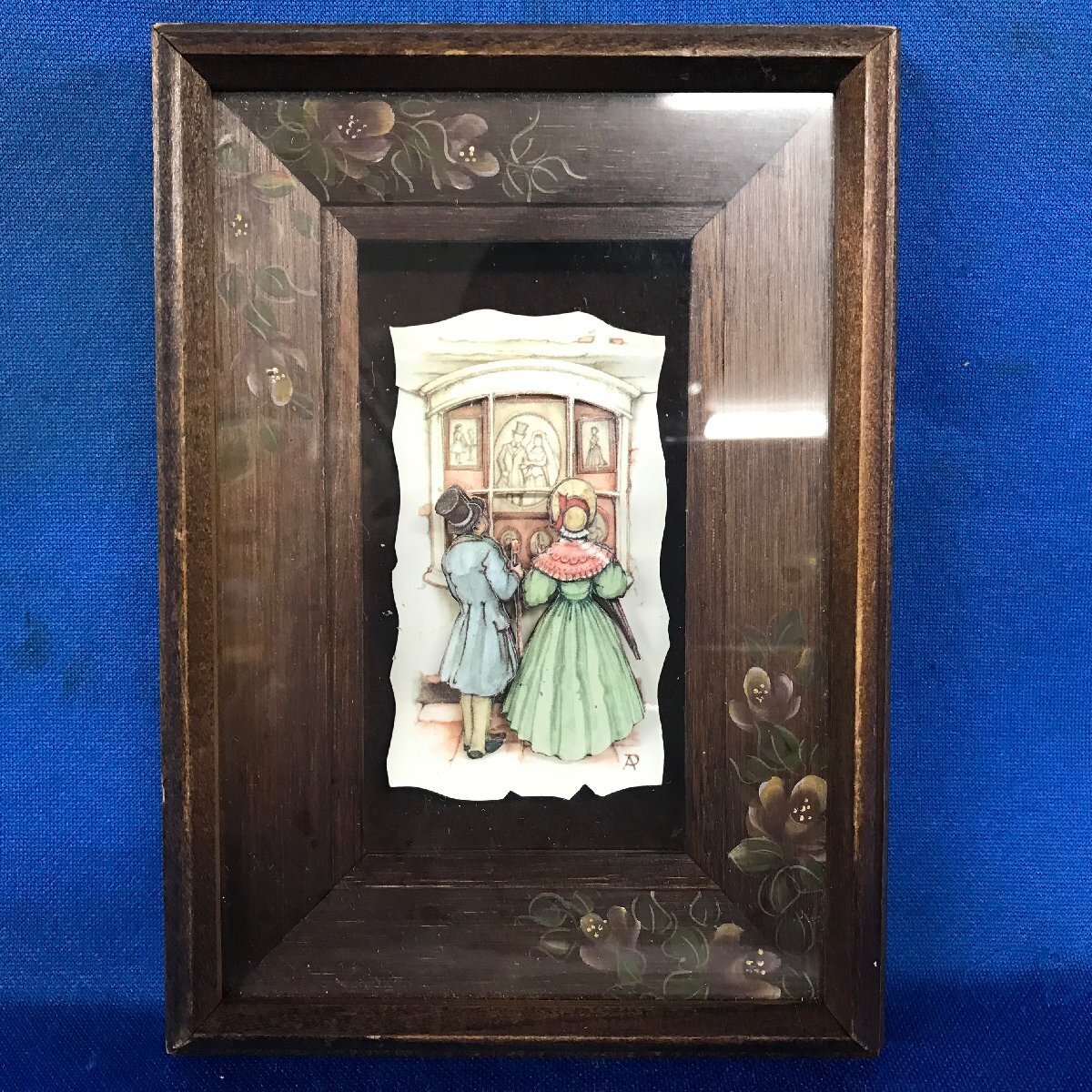 *30-035* frame Anne ton pick shadow box WOOD-MOON music box attaching amount solid picture etc. 6 point together decoration thing interior [140]