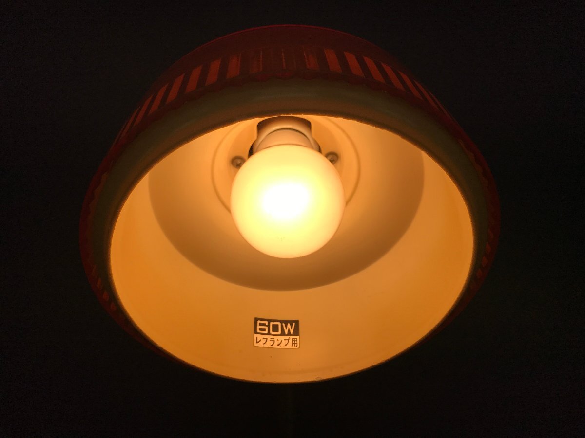 *35-022* освещение оборудование Koizumi hikari белый огонь лампа прибор #-183 рабочее состояние подтверждено настольное освещение retro pop Showa подставка свет [100]