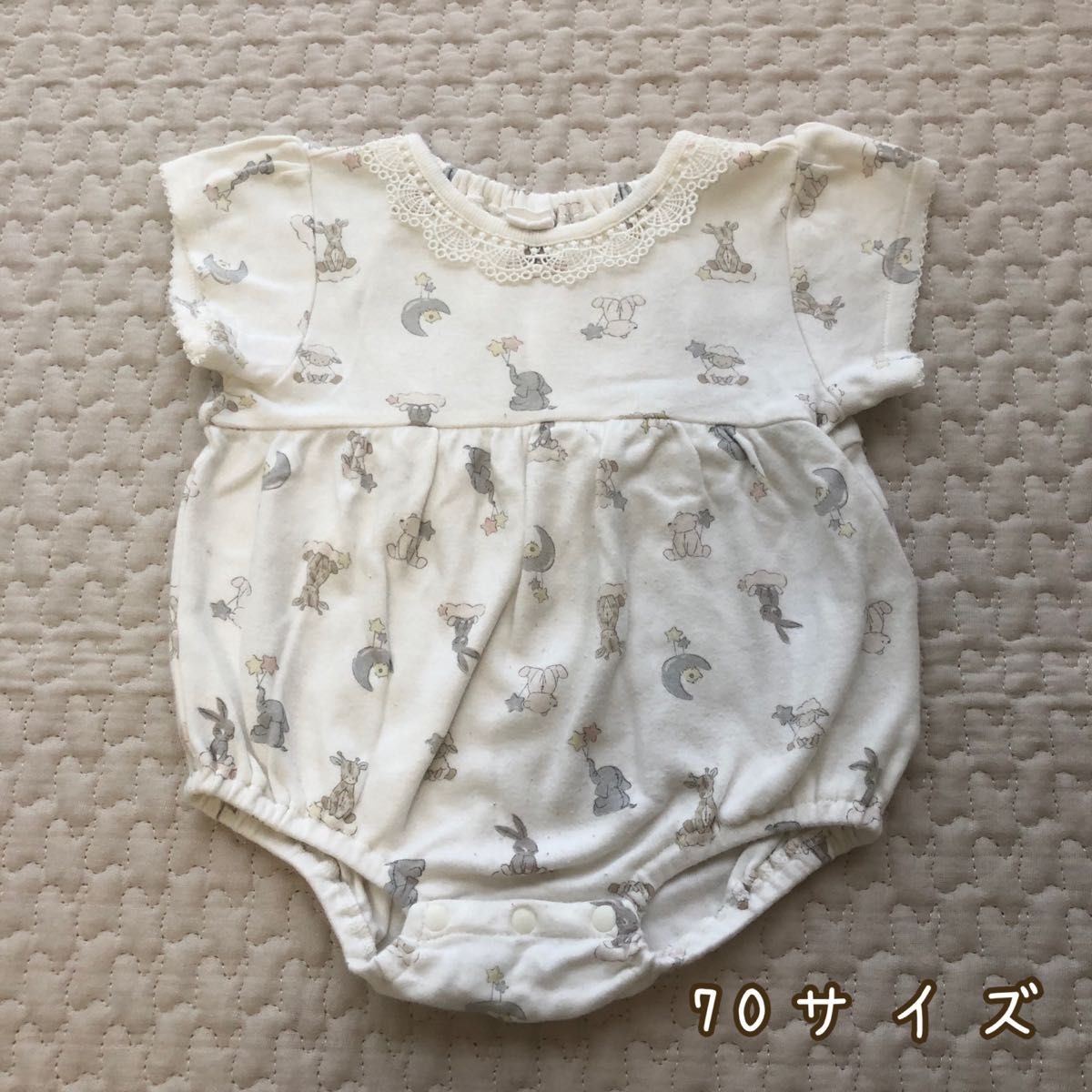 cottoli 半袖ロンパース　5点セット　70サイズ　80サイズ　夏物　まとめ売り