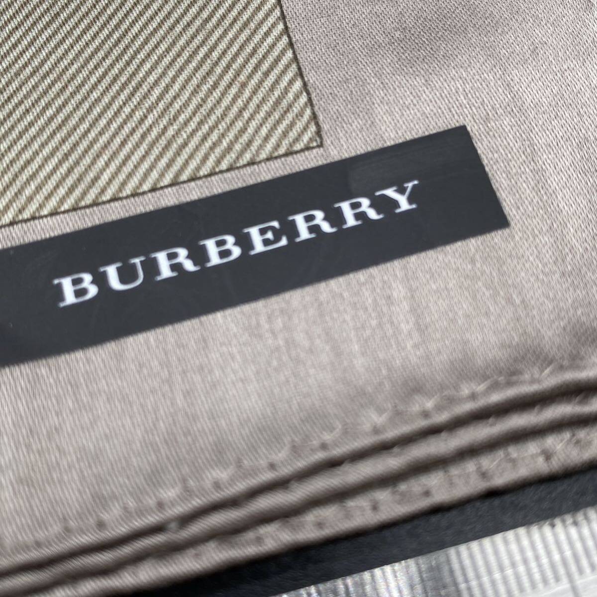 BURBERRY バーバリー ハンカチ グレー　チェック　no.39_画像2