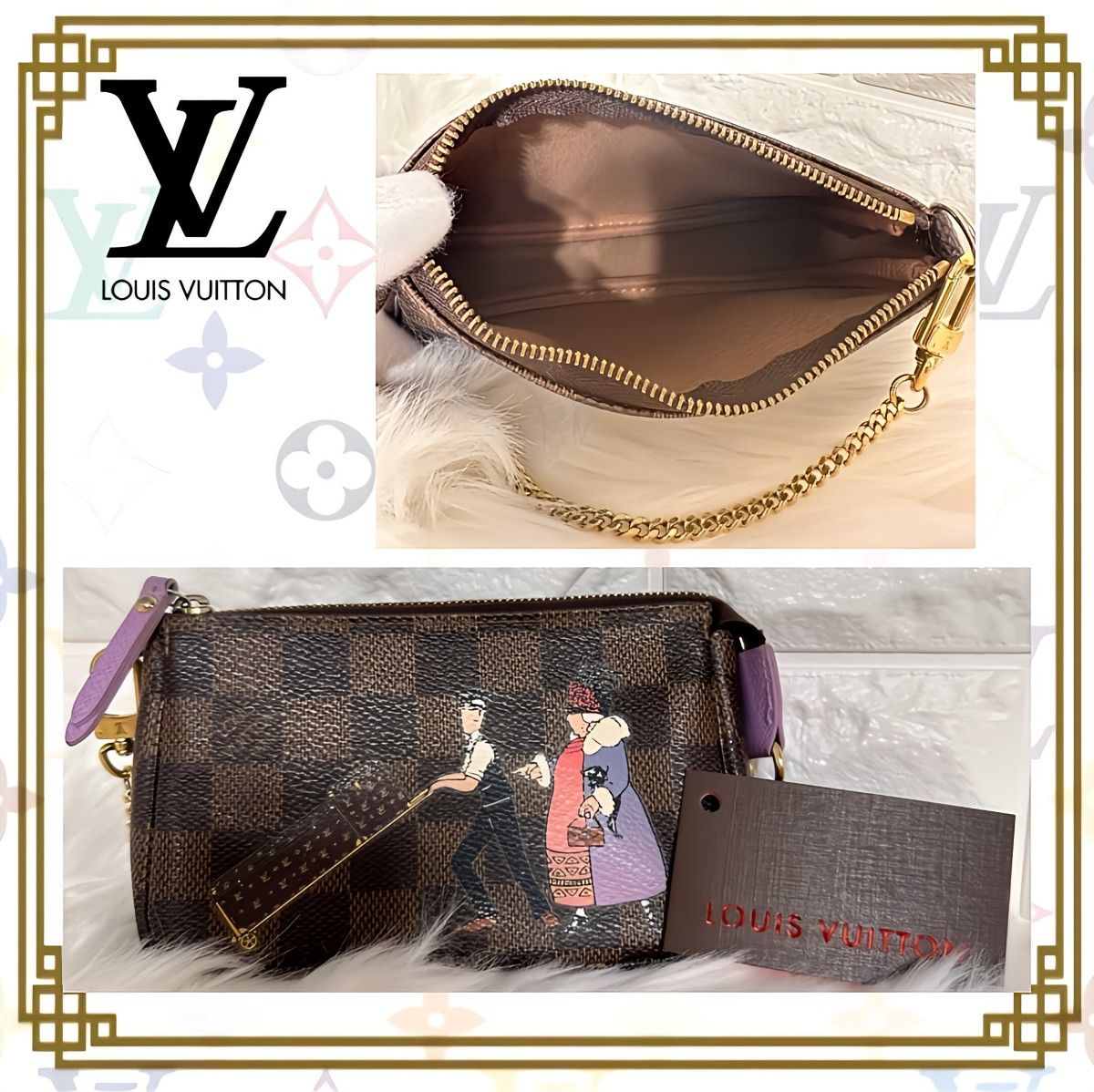 希少品 LOUIS VUITTON ルイヴィトン ダミエ ミニポシェット 希少品 LOUIS VUITTON ルイヴィトン ダミエ ミニポシェット