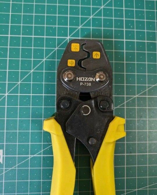 【最新型】電気工事士試験用　　　　　　　　　　　　リングスリーブ用　ミニタイプ圧着工具　HOZAN　ホーザン　P-738