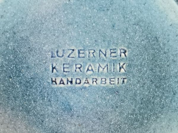 【秀】h86ha144r ルツェルン セラミック Luzerner Keramik Handarbeit 花瓶 ・華道具・ 検索) フラワーベース スイス SWITZERLAND の画像9
