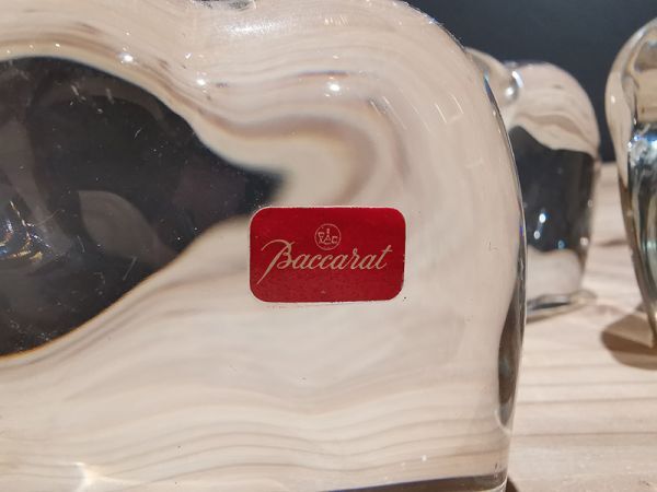 【陵】r73kf4r Baccarat クリスタルガラス 象 フィギュリン 置物 ・オブジェ・ 検索) バカラ マッセナ ローハン パルメの画像4