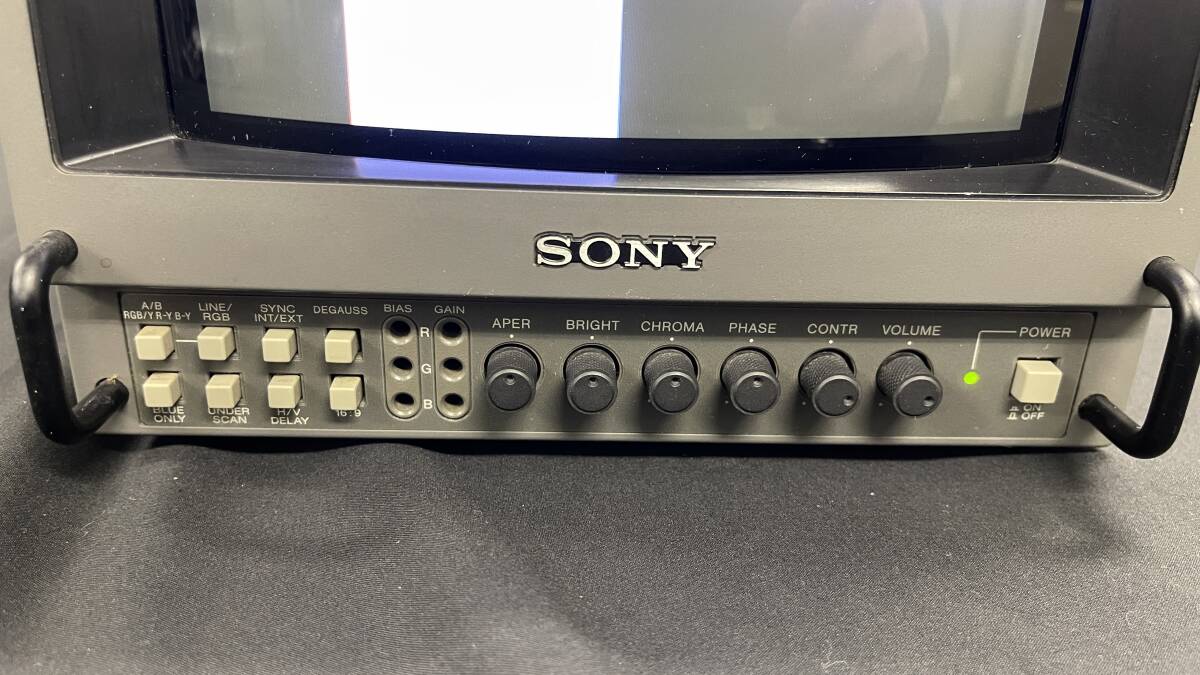 SONY/ソニー 9型 トリニトロン カラービデオモニター PVM-9045Q 中古の画像2