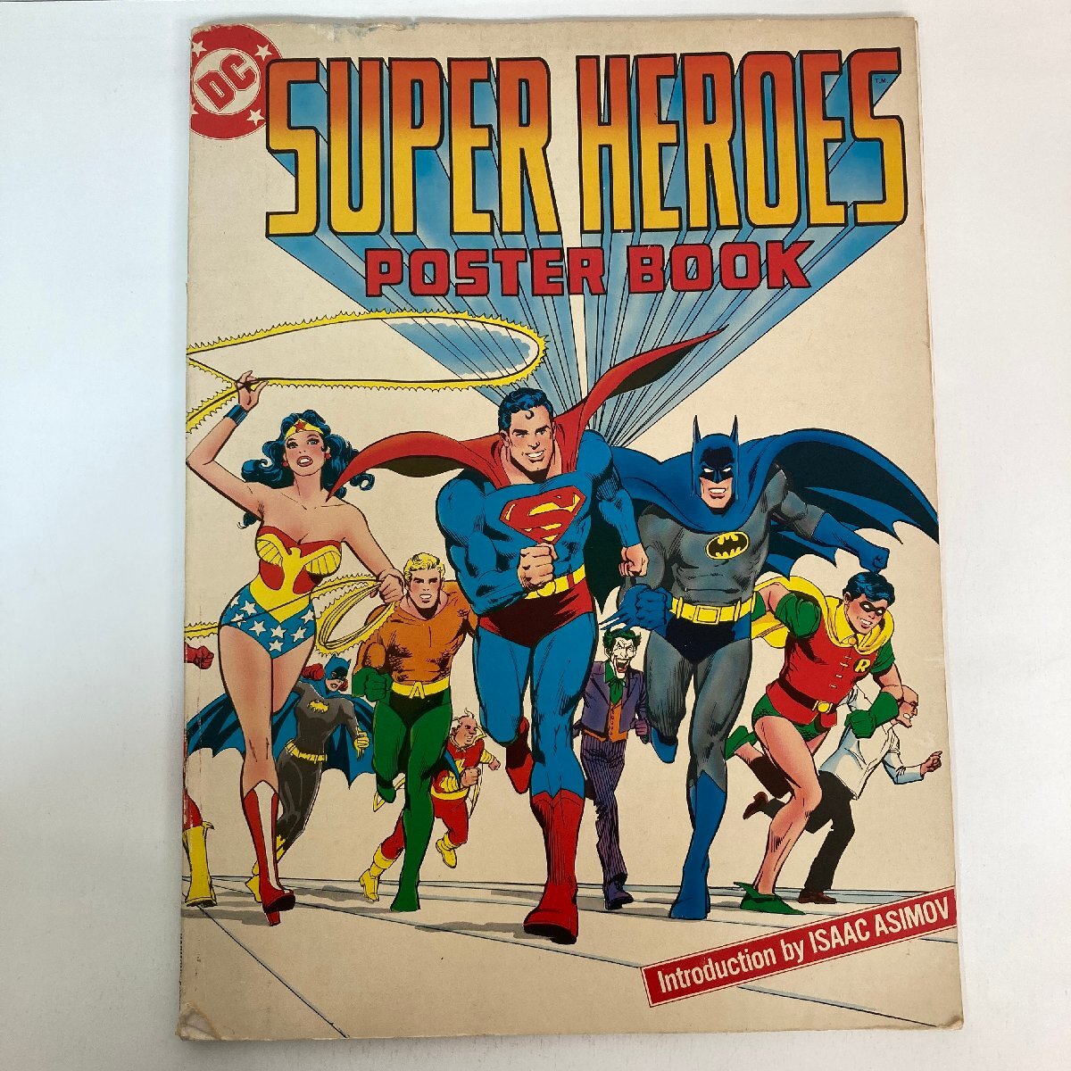 アメコミ ポスターブック SUPER HEROES POSTER BOOK Introduction by ISSAC ASIMOV スーパーマン バットマン ★の画像1