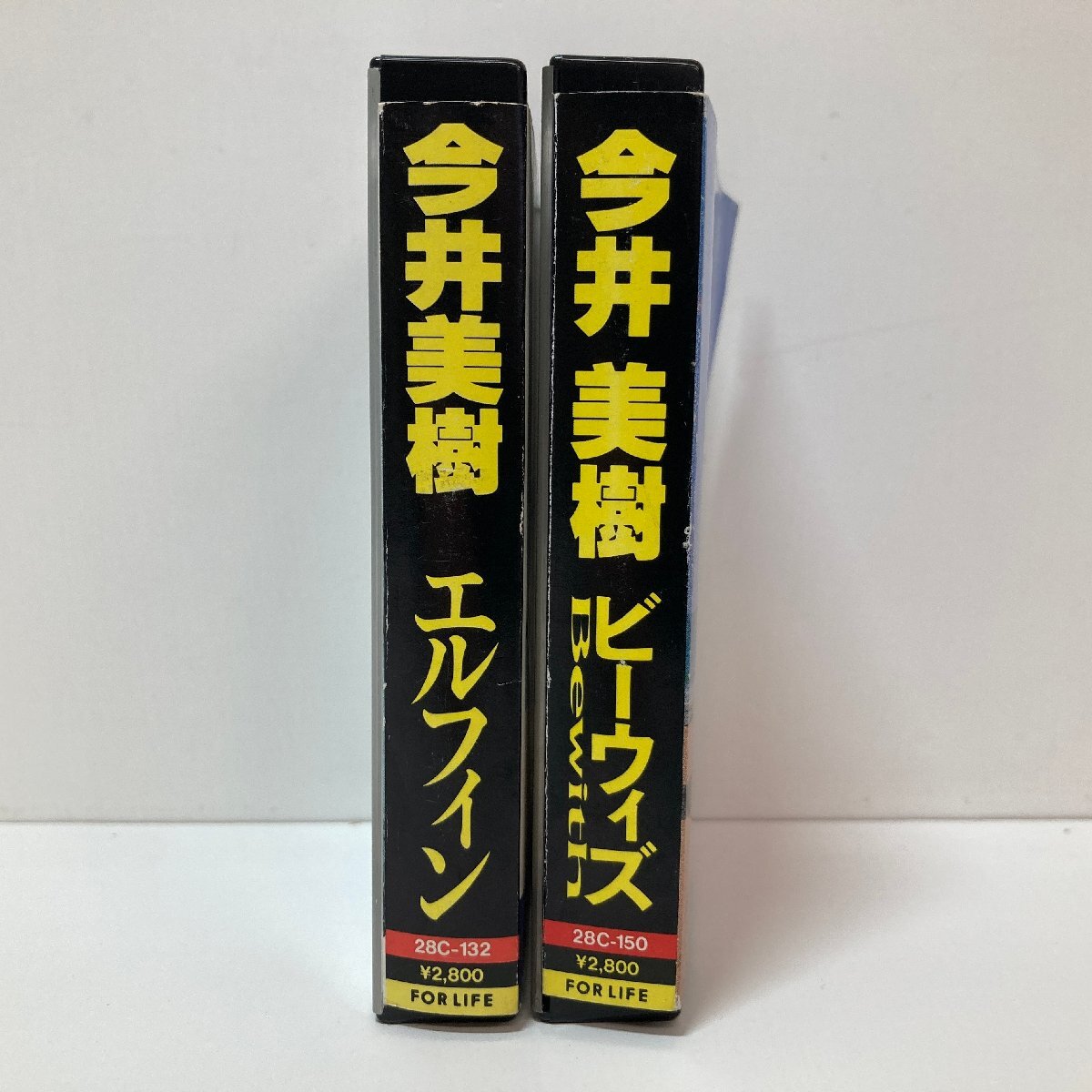 【カセットテープ】まとめて2本 今井美樹 「ビーウィズ」「エルフィン」歌詞カード付 / 28C-150 28C-132 / FORLIFE●_画像2