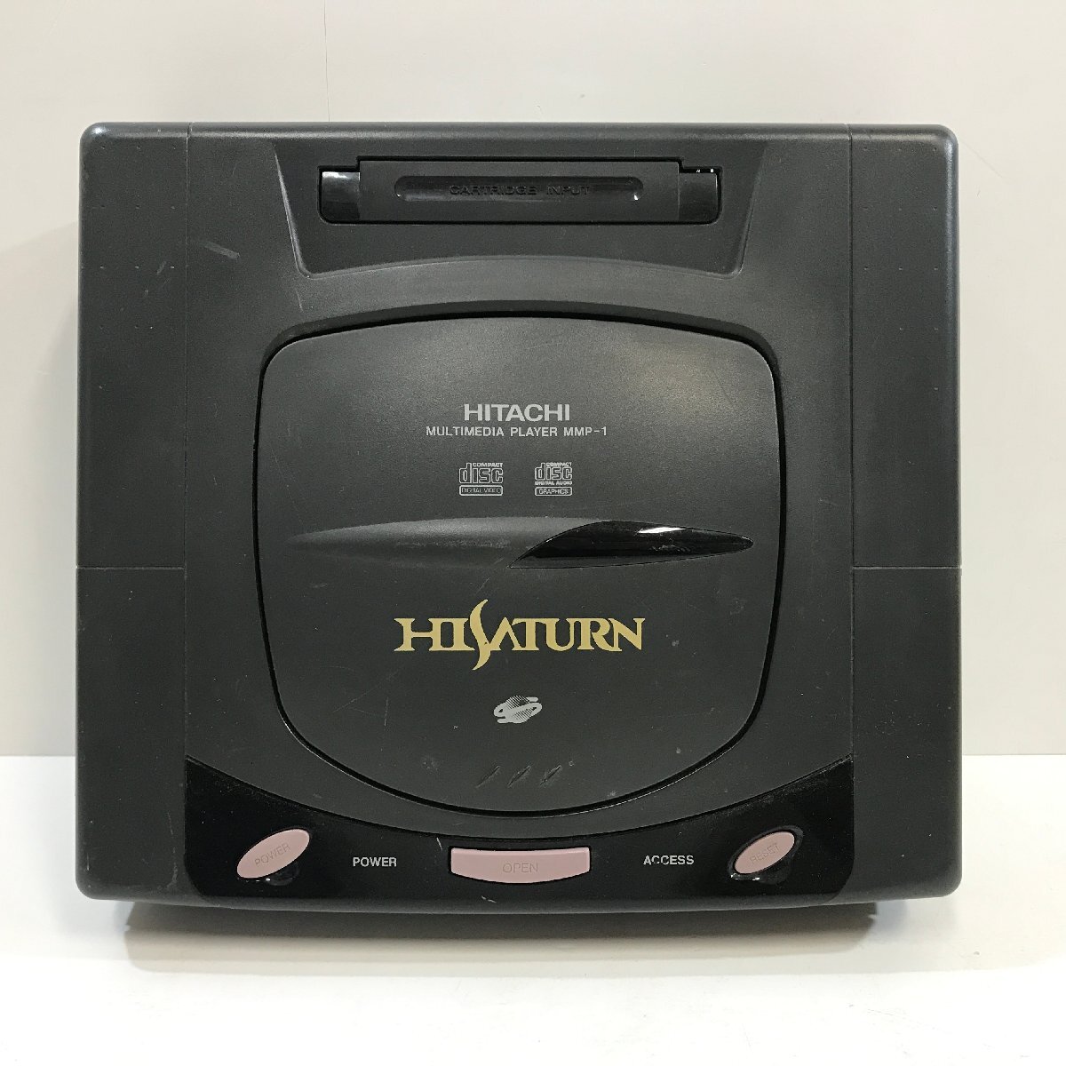 ハイサターン 本体 MMP-1 HITACHI 《通電のみ確認》 HISATURN 日立 ハイサターンカード付き レトロゲーム ◆の画像1