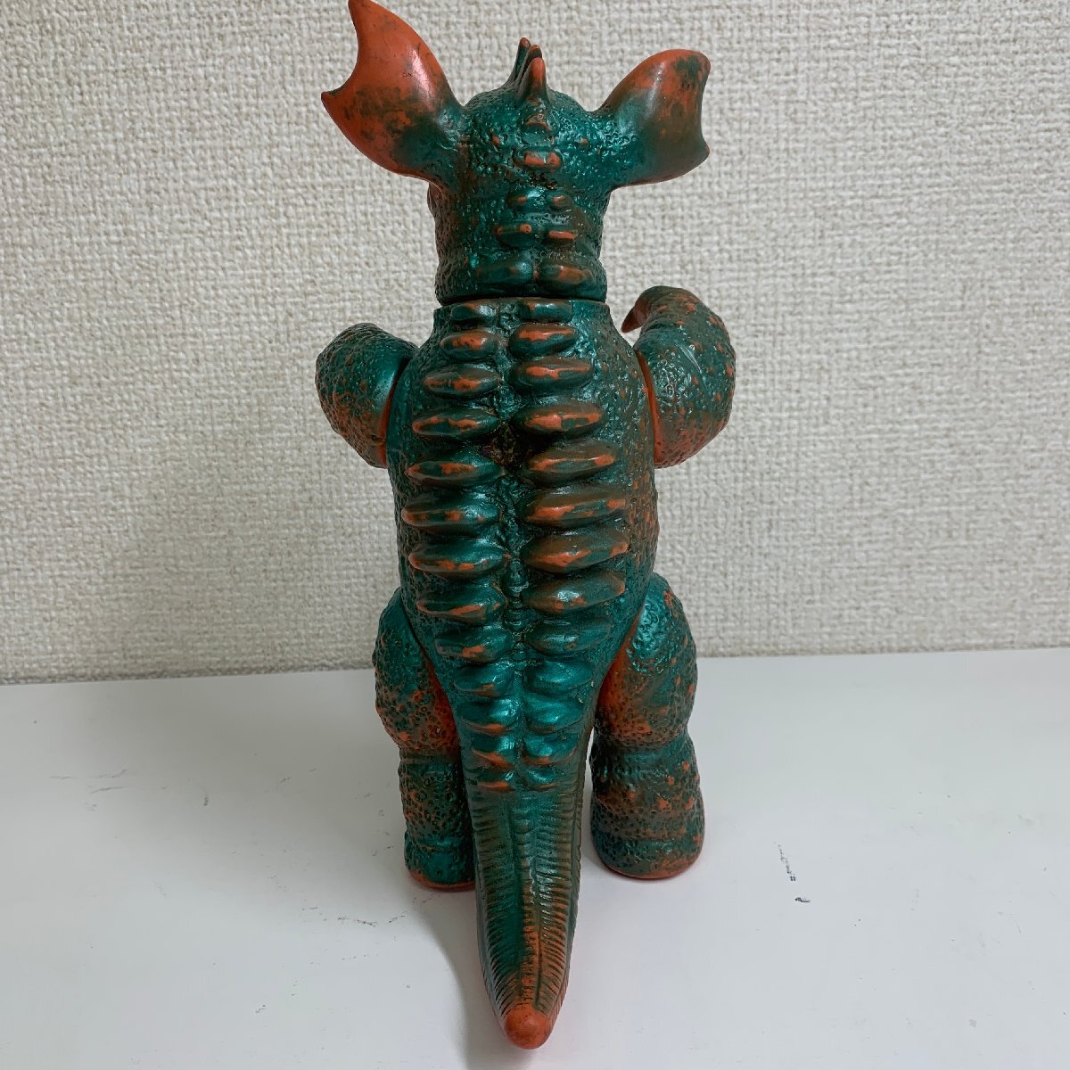 【高さ20cm】マルサン 地底怪獣 バラゴン ソフビ フィギュア ゴジラ怪獣 東宝 1966 JAPAN ☆_画像4