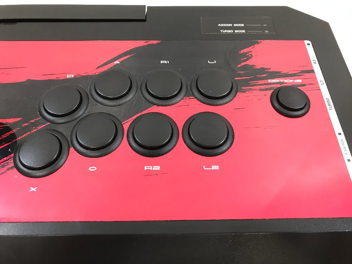 HORI REAL ARCADE PRO.V HAYABUSA PS4-055 《簡易動作確認済》 ホリ アケコン アーケードコントローラー ◆の画像3