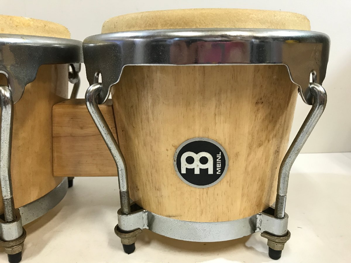 MEINL ボンゴ マイネル 打楽器 ウッドボンゴ パーカッション 幅46cm Wodd Bongos ◆の画像5