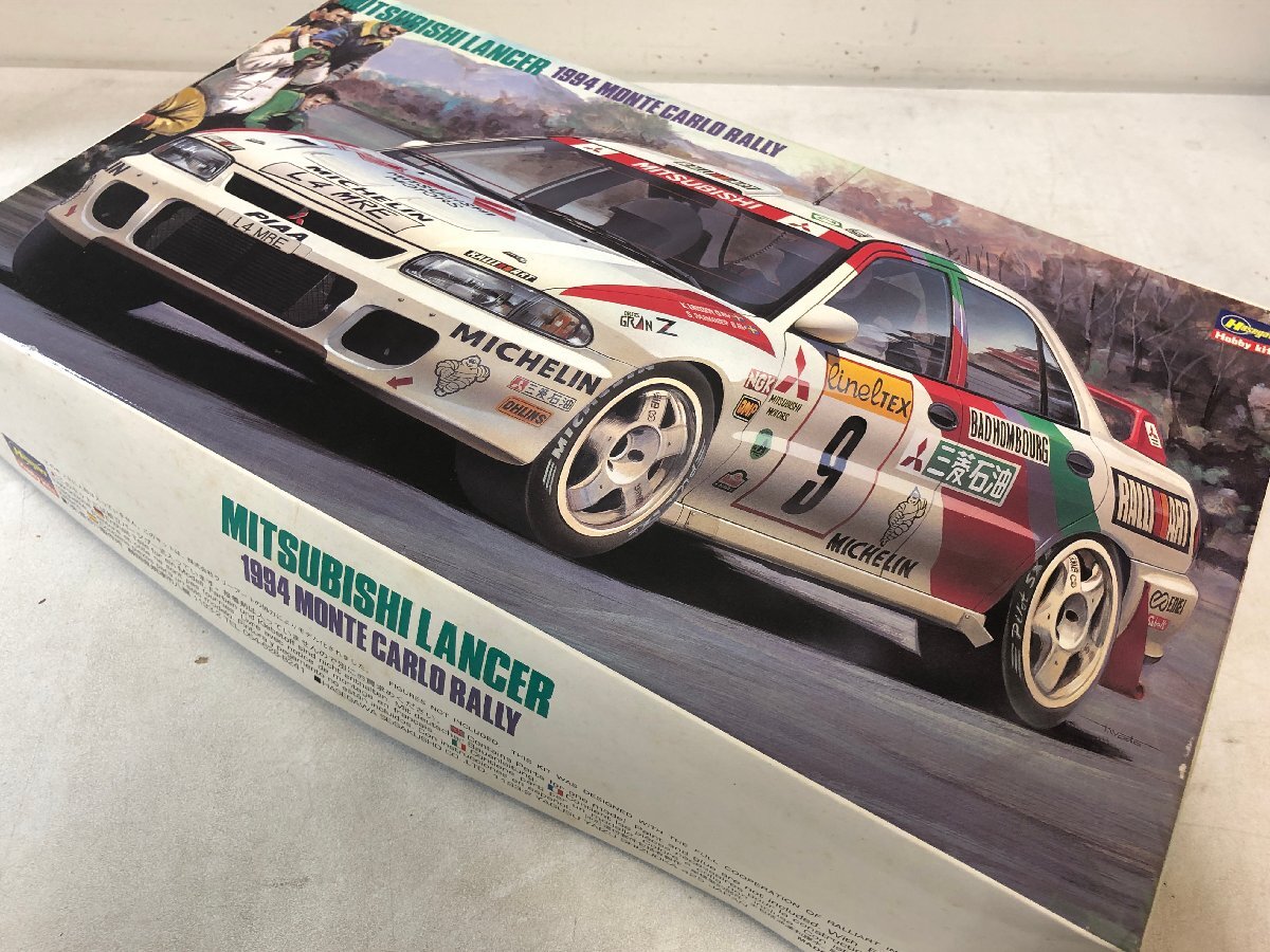 【未組立プラモデル】ハセガワ MITSUBISHI ランサー 1994モンテカルロラリー1/24《組説付》HASEGAWA 三菱 LANCER 1994MONTE CARLO 日本製②_画像7