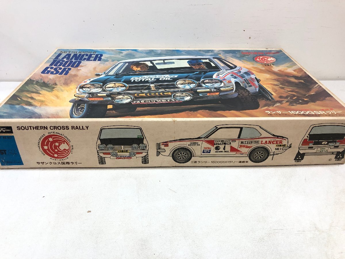 【未組立プラモデル】フジミ模型 MITSUBISHI ランサー1600GSRラリー 1/20《組説付》FUJIMI 三菱 LANCER SOUTHERN CROSS RALLY 75 ▲の画像2