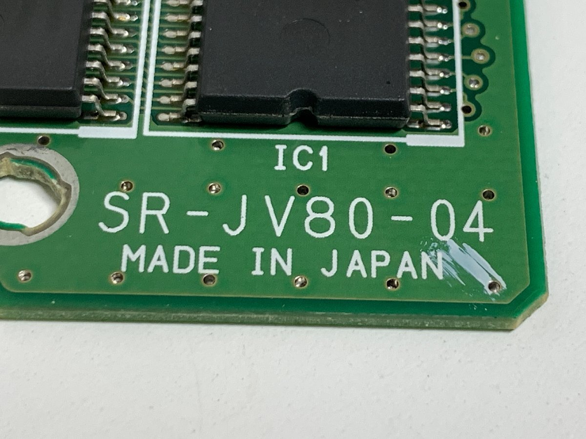 Roland SR-JV80-04 Vintage Synth＜動作確認済み＞ローランド サウンドライブラリー エクスパンションボード MADE IN JAPAN □の画像4