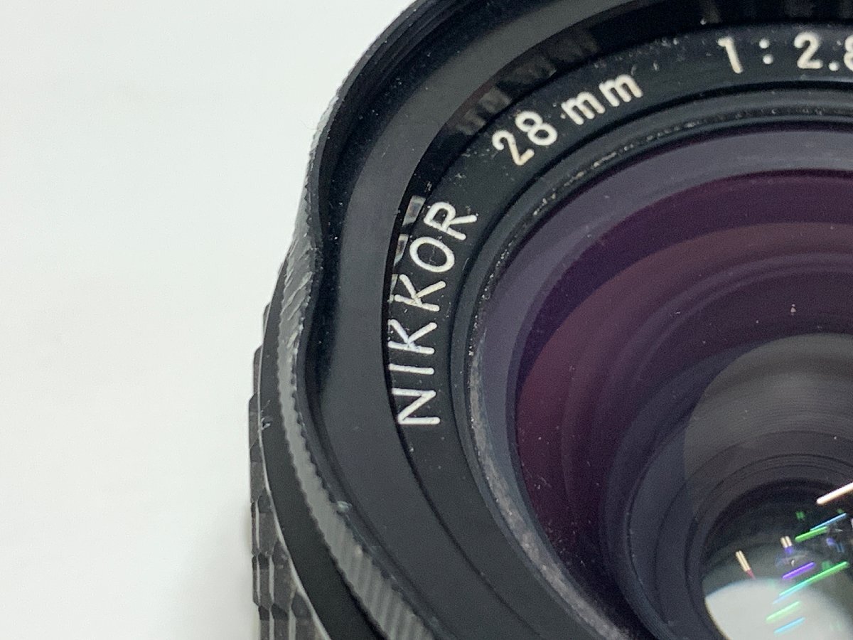 Nikon Ai-S 28mm F2.8 NIKKOR ニコン ニッコール MF単焦点広角レンズ □の画像5