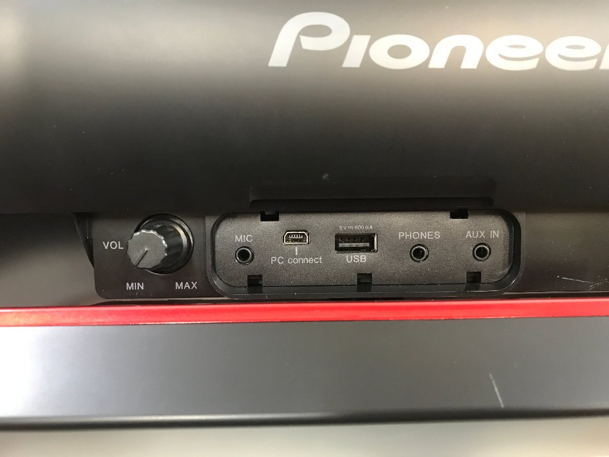 Pioneer STZ-D10Z-R MIXTRAX red { box attaching * one part operation verification settled } STEEZ AUDIO Pioneer portable music Dan sa- oriented volume *