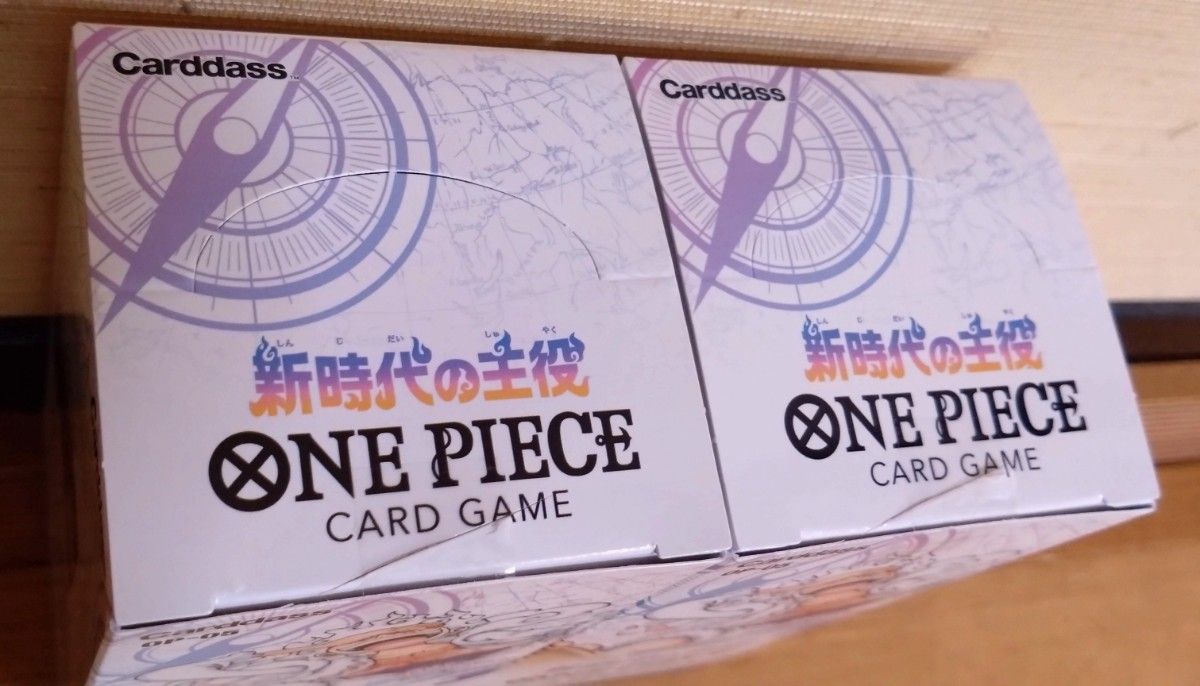 ワンピースカードゲーム  新時代の主役  2BOX テープカット 傷あり