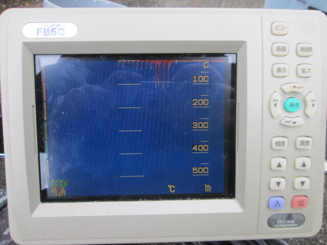 魚群探知機 FUSO フソー　 FEC-609N ６インチカラー_画像1