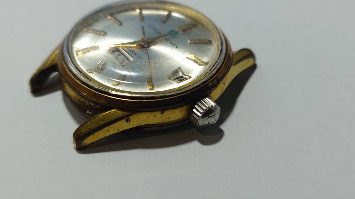 ◆◇A354【1964年】ビッグケースシチズンセブン23石腕時計 ダイヤル美品（ジャンク）油切れ？修理や部品取りなどに◇◆の画像2